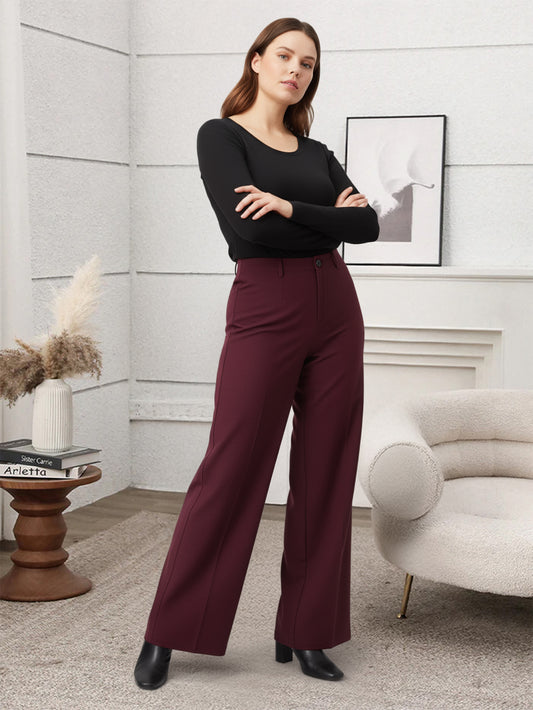 Lapa Plus Women's Solid Color Basic Casual Pants