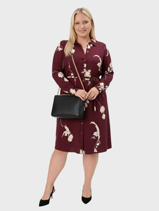 Lapa Plus Women's Printed Shirt Dress