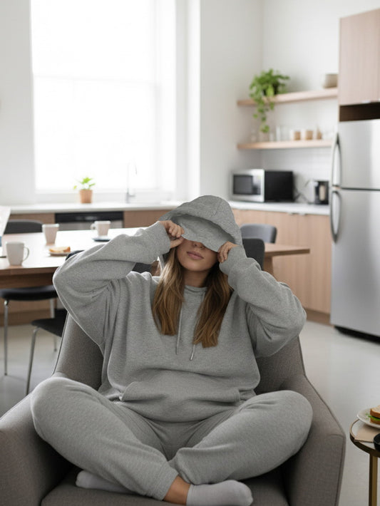 Sweat-shirt à capuche Lapa Plus pour femme, avec masque de sommeil multicolore