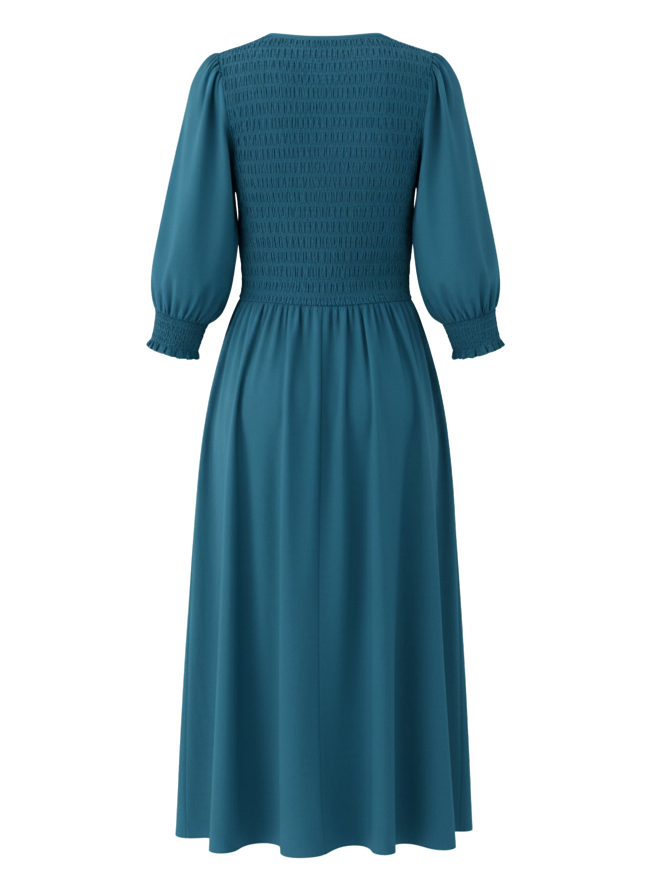 Lapa Plus Women's Elegant Smocked Dress