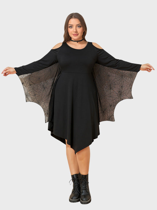 Lapa Plus Women's Halloween Gothic Y2K Dress
