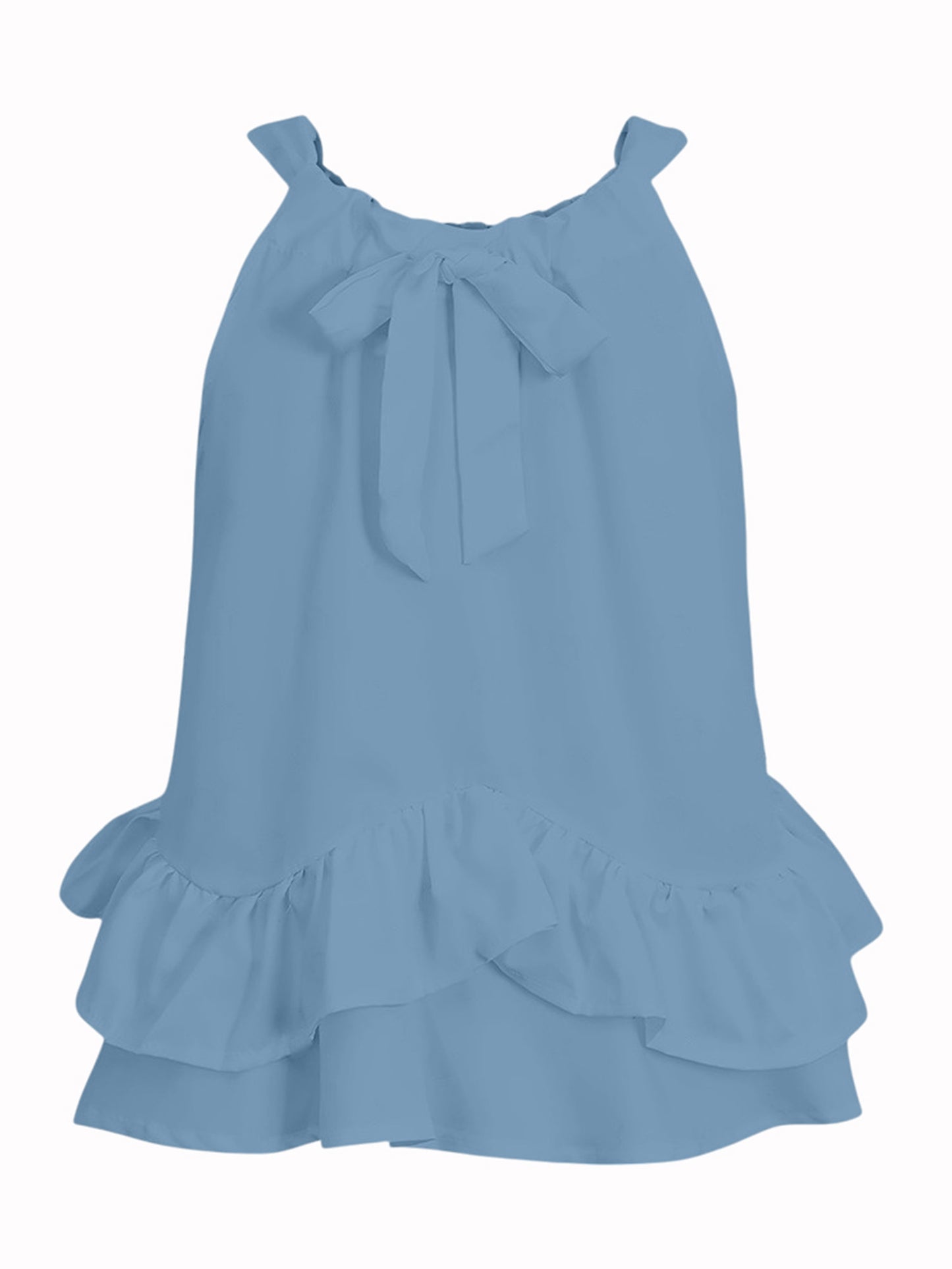 Lapa Plus Women Halter Neck Pleated Vest Tank Top Holiday Casual Camisole Blouse Shirt