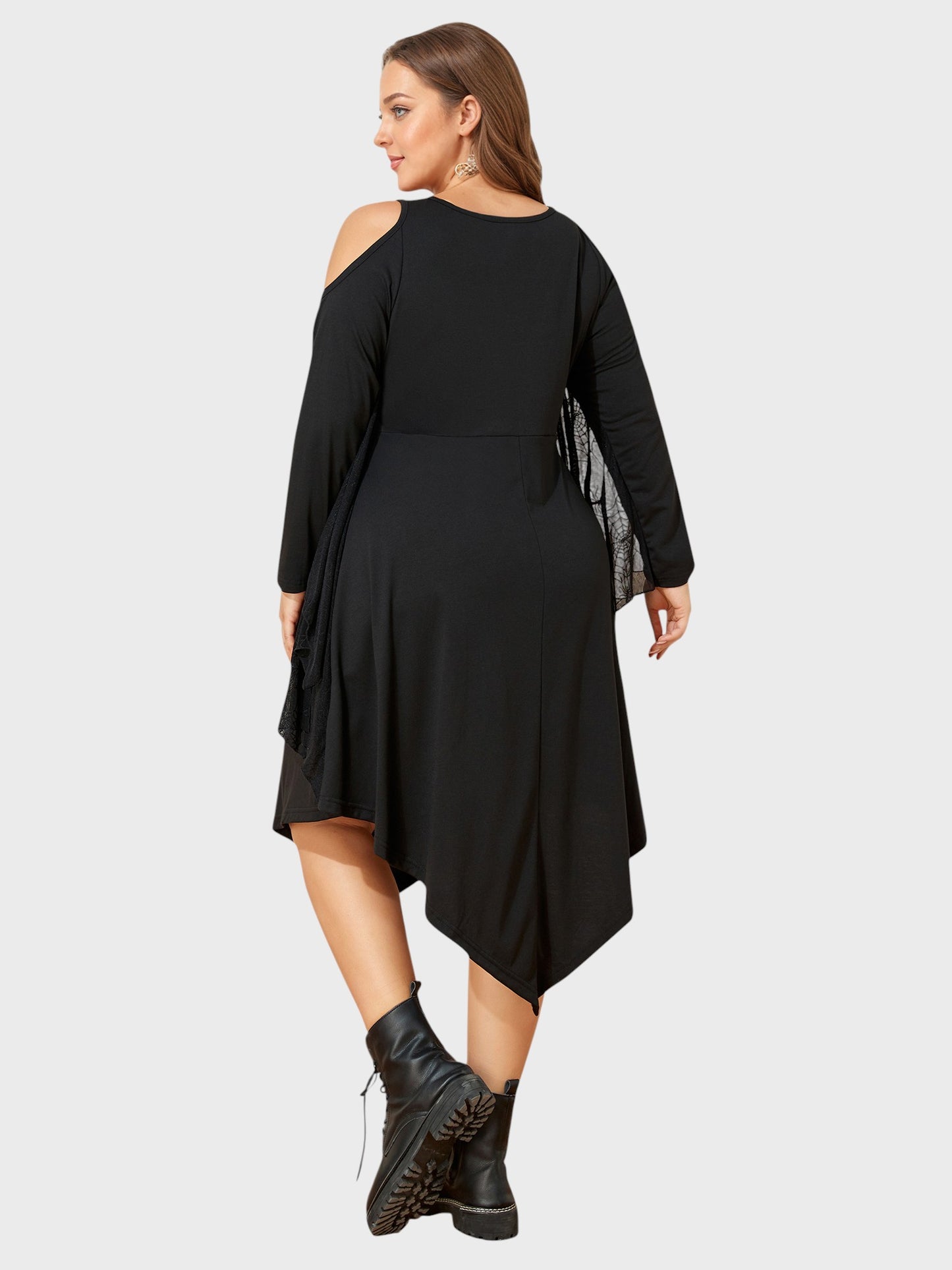 Lapa Plus Women's Halloween Gothic Y2K Dress