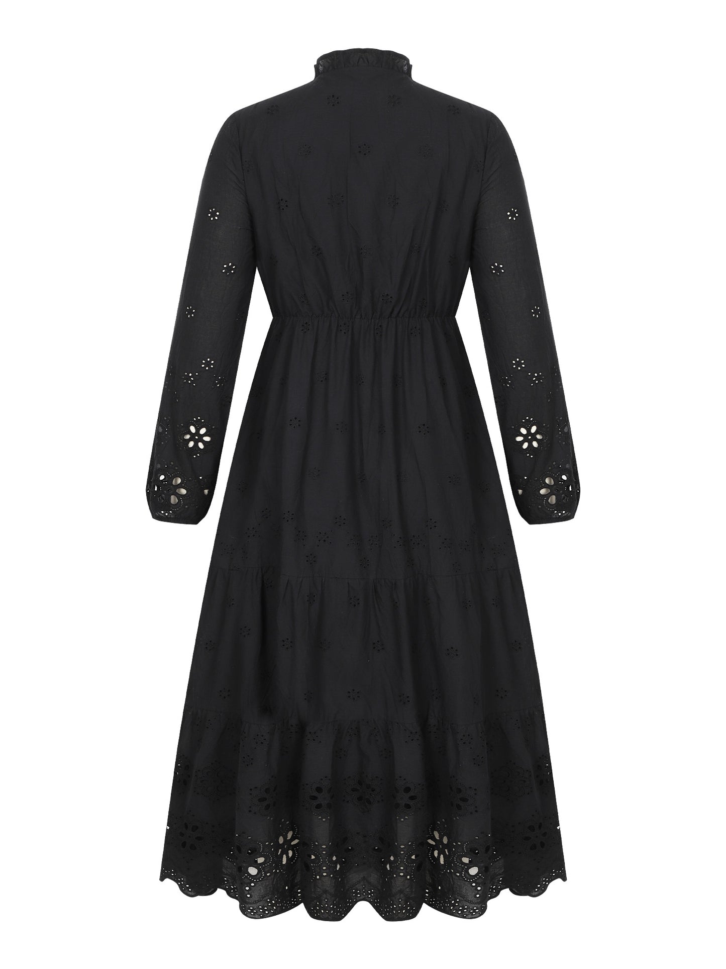 Lapa Plus Women's Jacquard Loose Pocket Dress