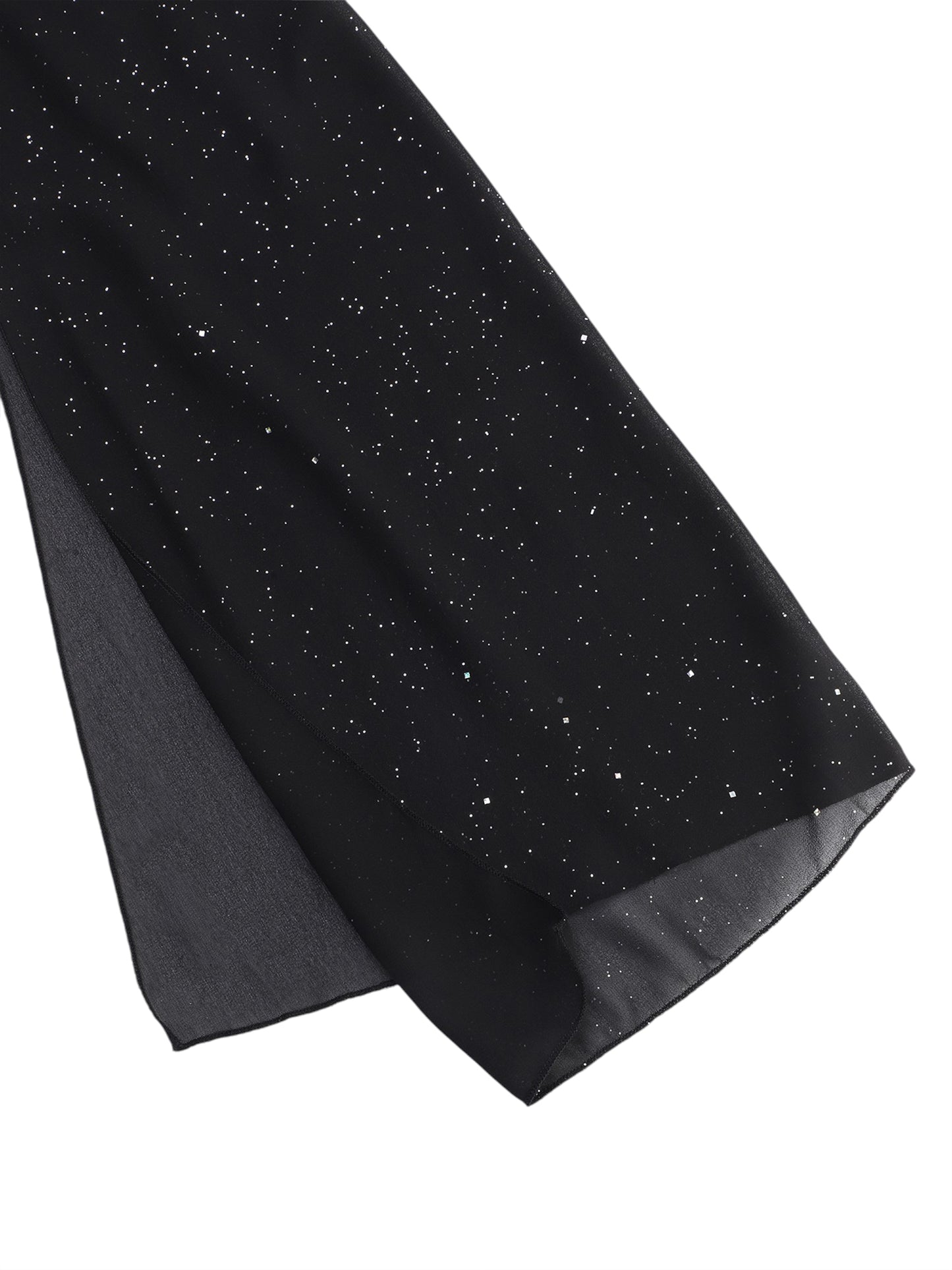 Lapa Plus Women's Chiffon Cape Party Dress