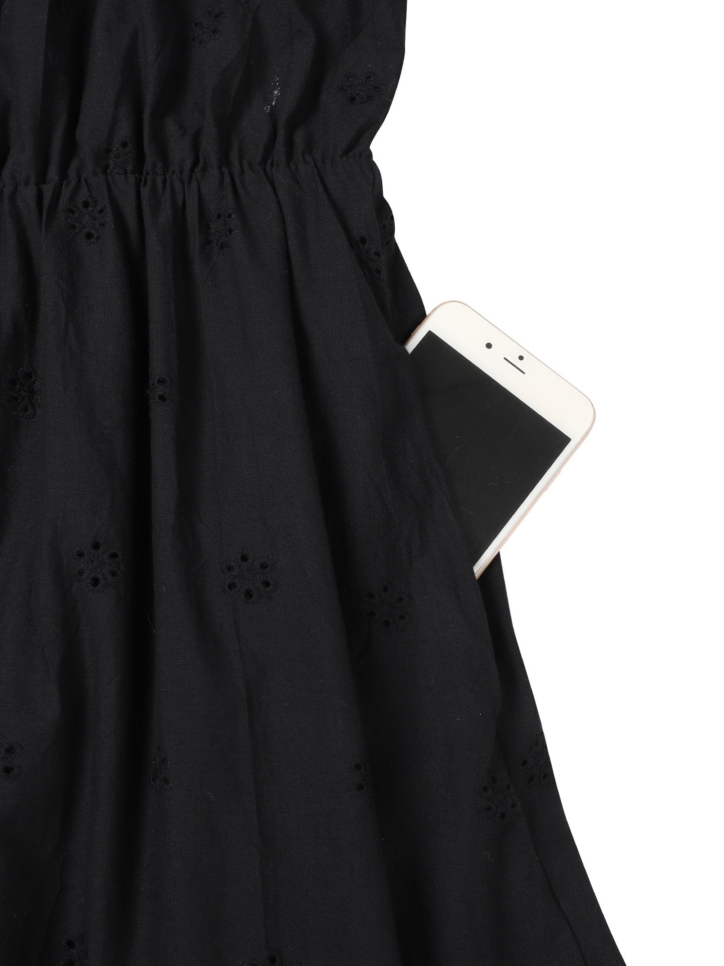 Lapa Plus Women's Jacquard Loose Pocket Dress