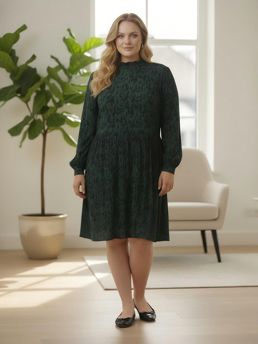 Robe moulante élégante Lapa Plus pour femme, longueur genou