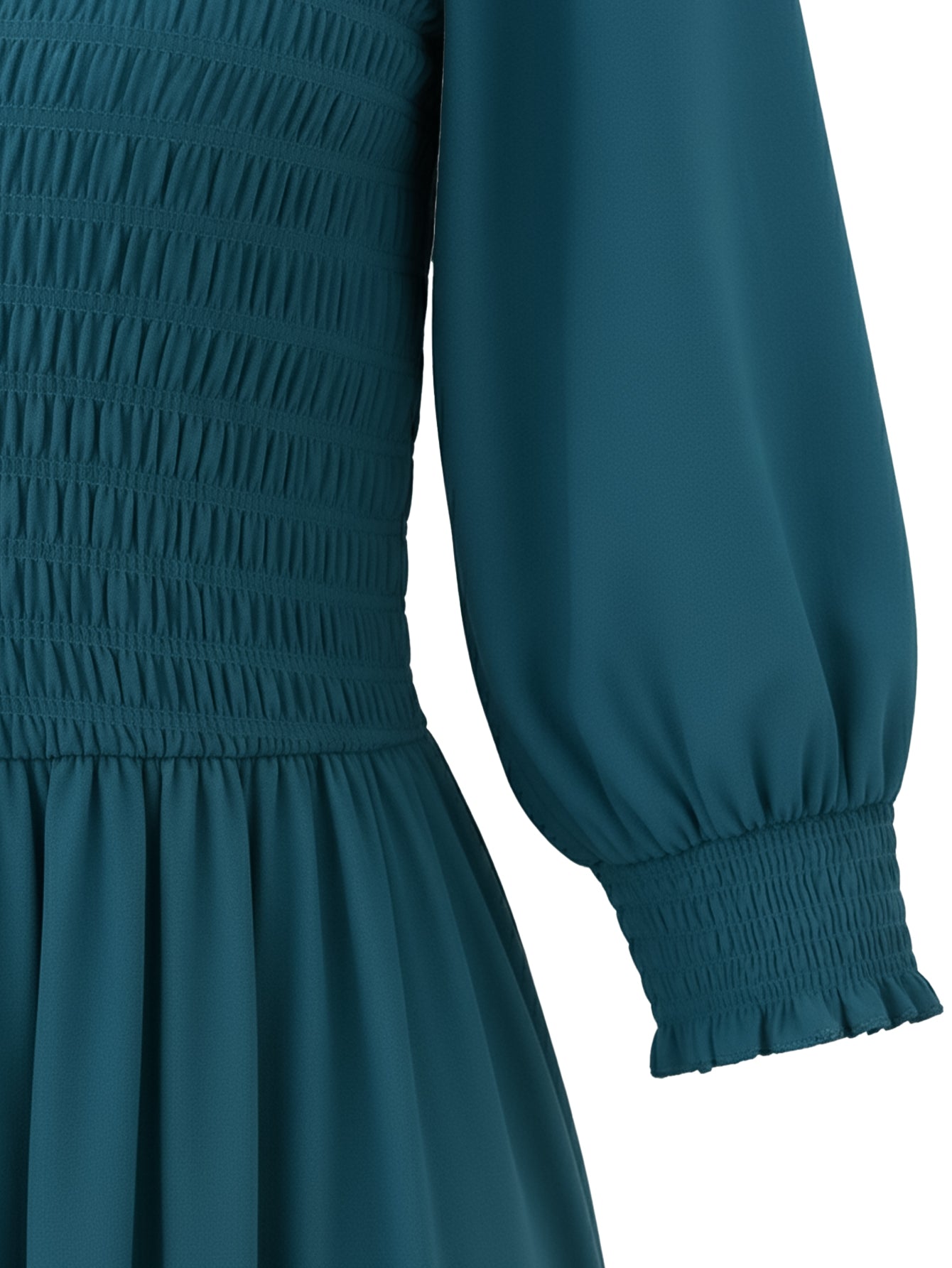 Lapa Plus Women's Elegant Smocked Dress
