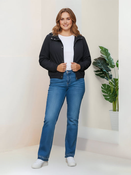 Lapa Plus Women's Basic Hooded Jacket - Lapa plus