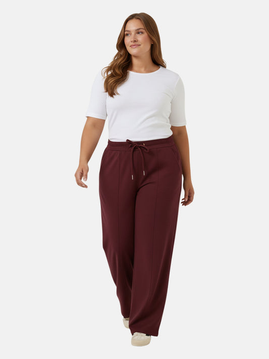 Lapa Plus Women's Basic Tie - Waist Casual Pants - Lapa plus