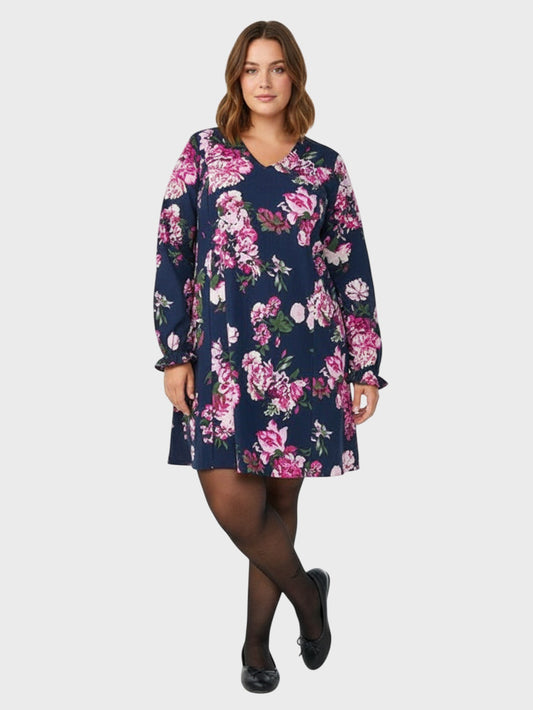 Lapa Plus Women's Bold Floral Print Dress - Lapa plus