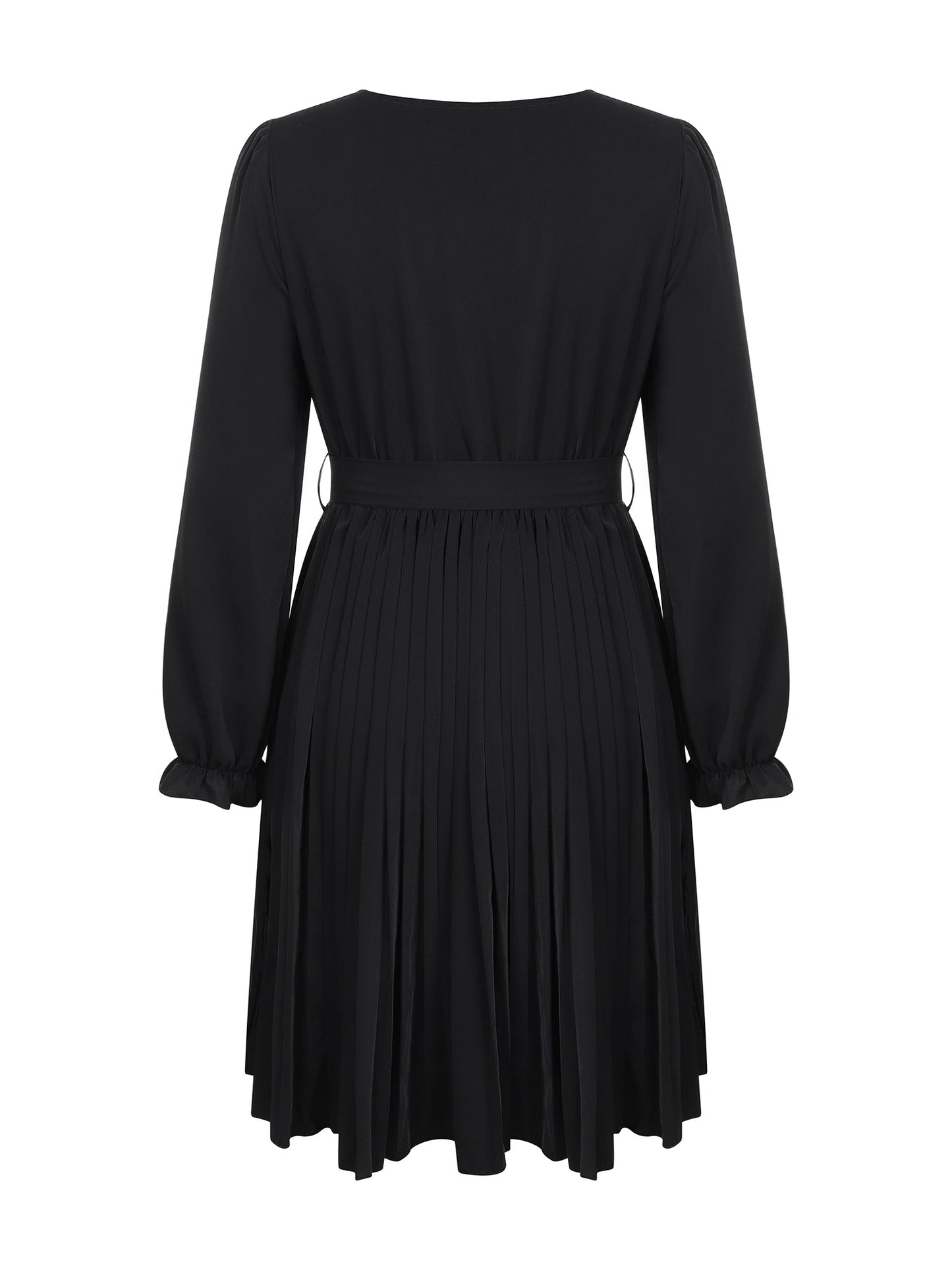 Lapa Plus Women's Button Waistband Black Dress - Lapa plus