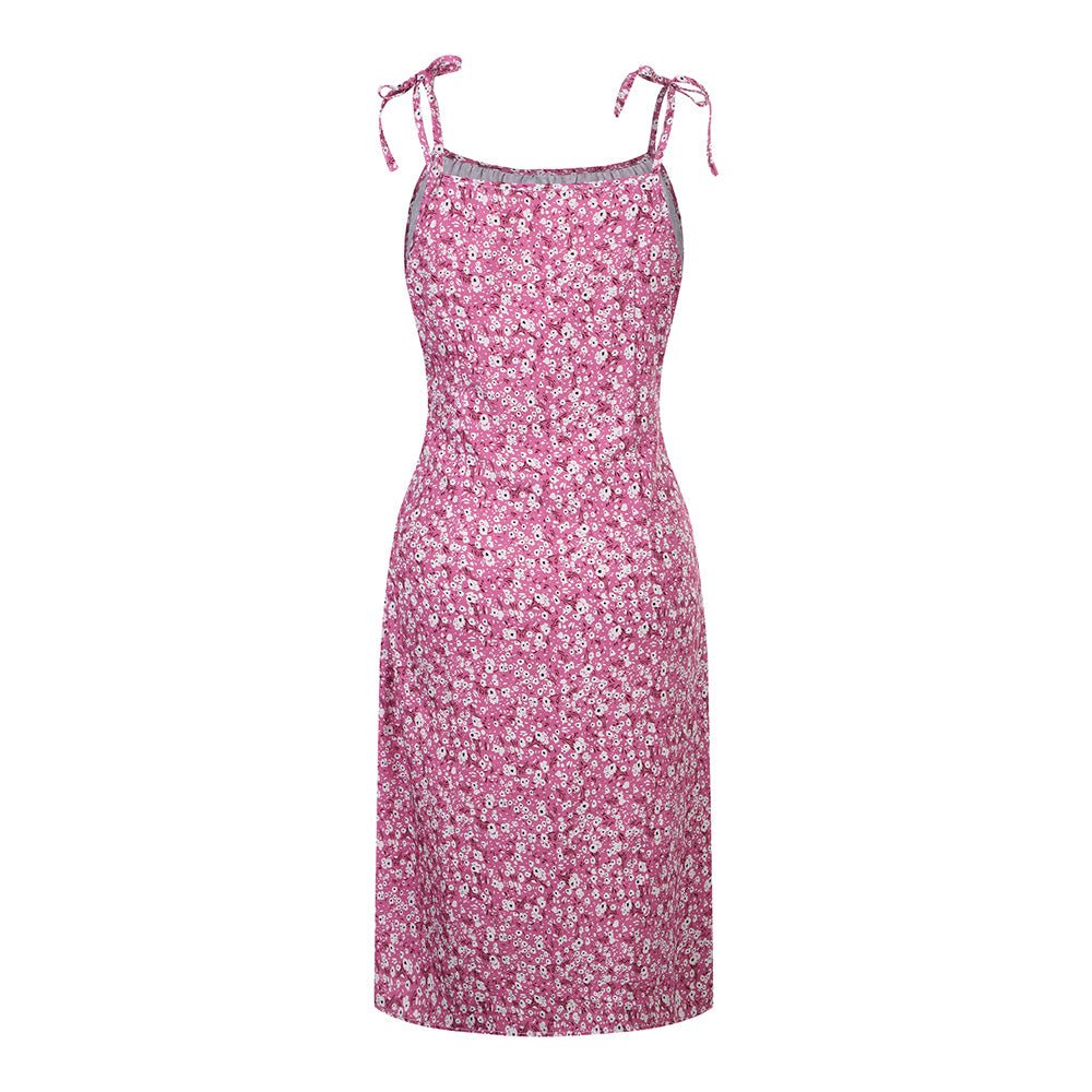 Lapa Plus Women's Floral - print Side - zipper Slit Dress - Lapa plus