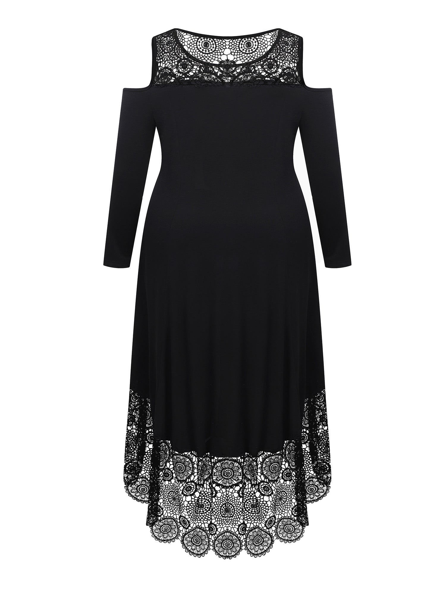 Lapa Plus Women's Lace - spliced Off - shoulder Plus Size Dress - Lapa plus