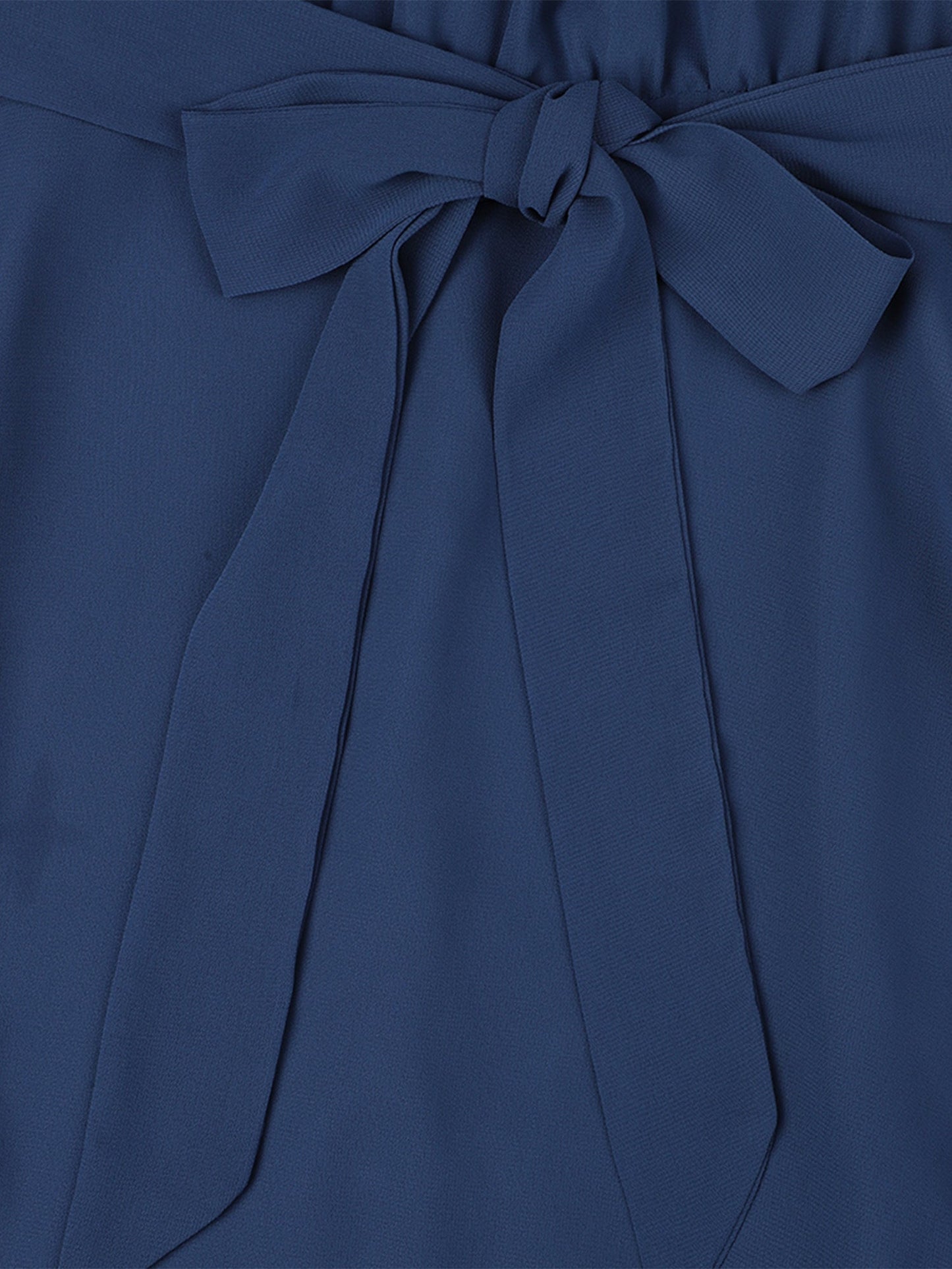 Lapa Plus Women's Neck - hanging Chiffon Blue Party Dress - Lapa plus