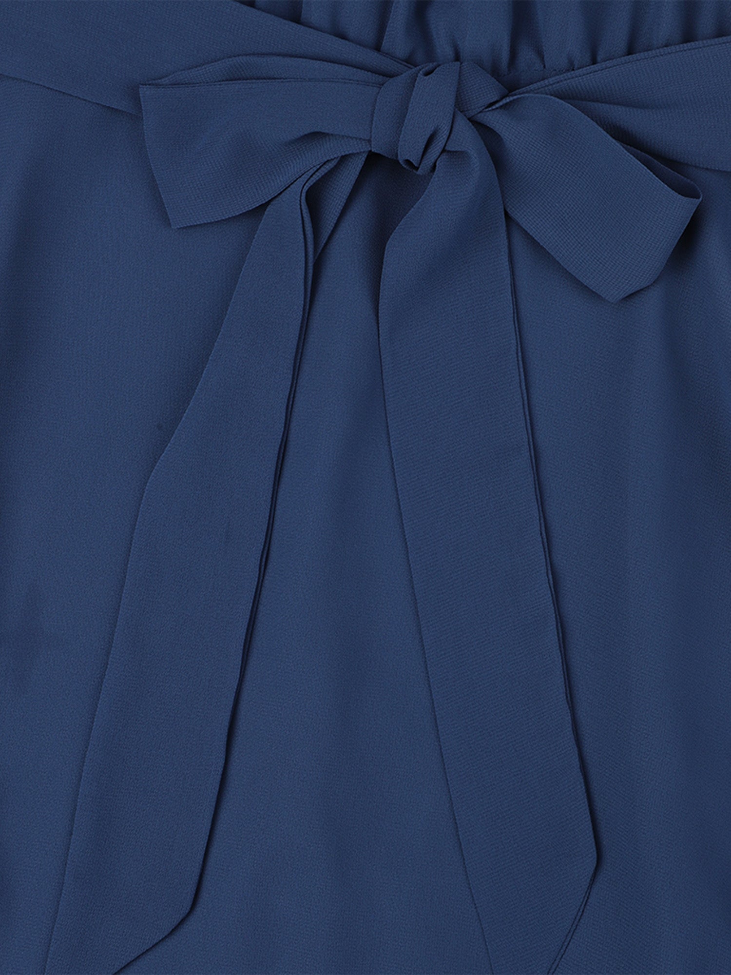 Lapa Plus Women's Neck - hanging Chiffon Blue Party Dress - Lapa plus