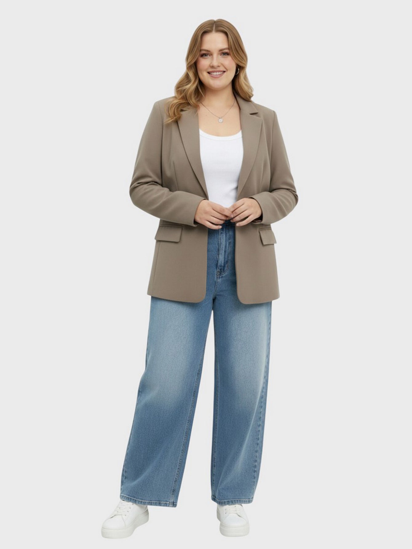 Lapa Plus Women's Slim - Fit Minimalist Blazer - Lapa plus