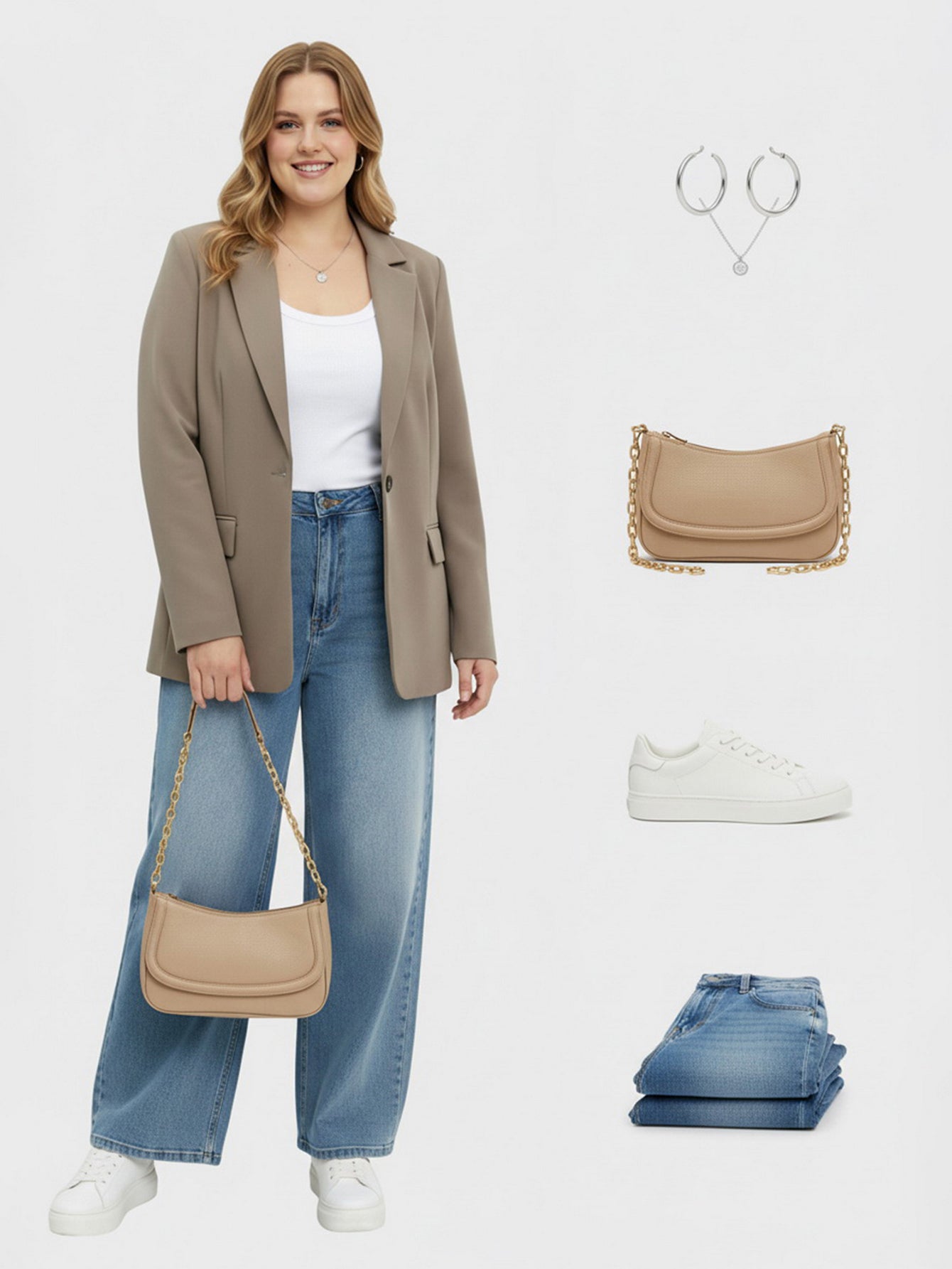 Lapa Plus Women's Slim - Fit Minimalist Blazer - Lapa plus