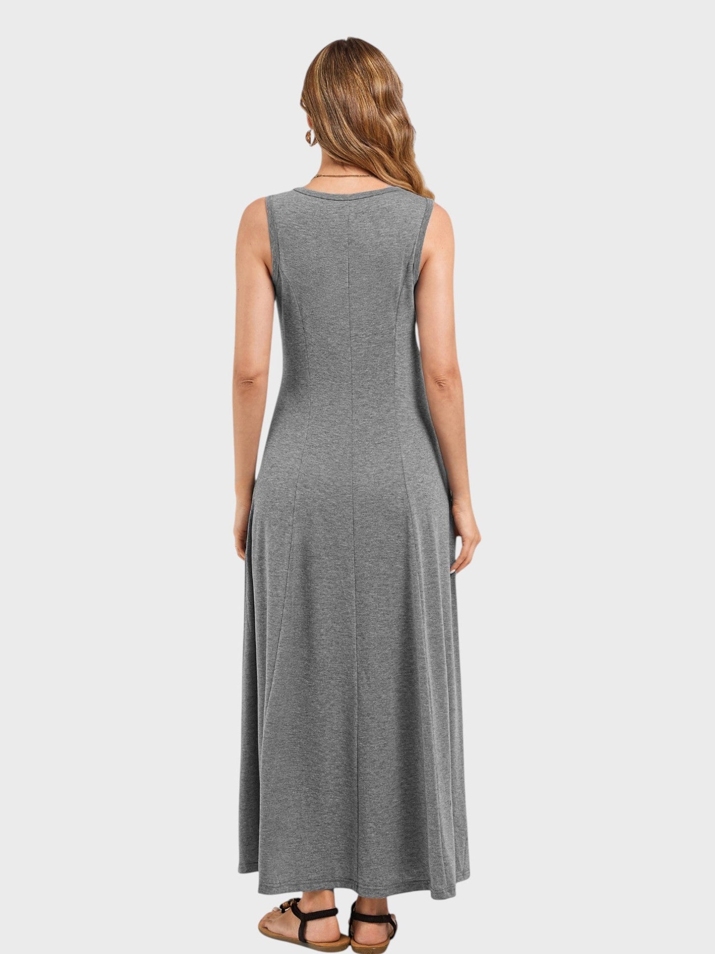 Lapa Plus Women's Solid - colored Long Dress - Lapa plus
