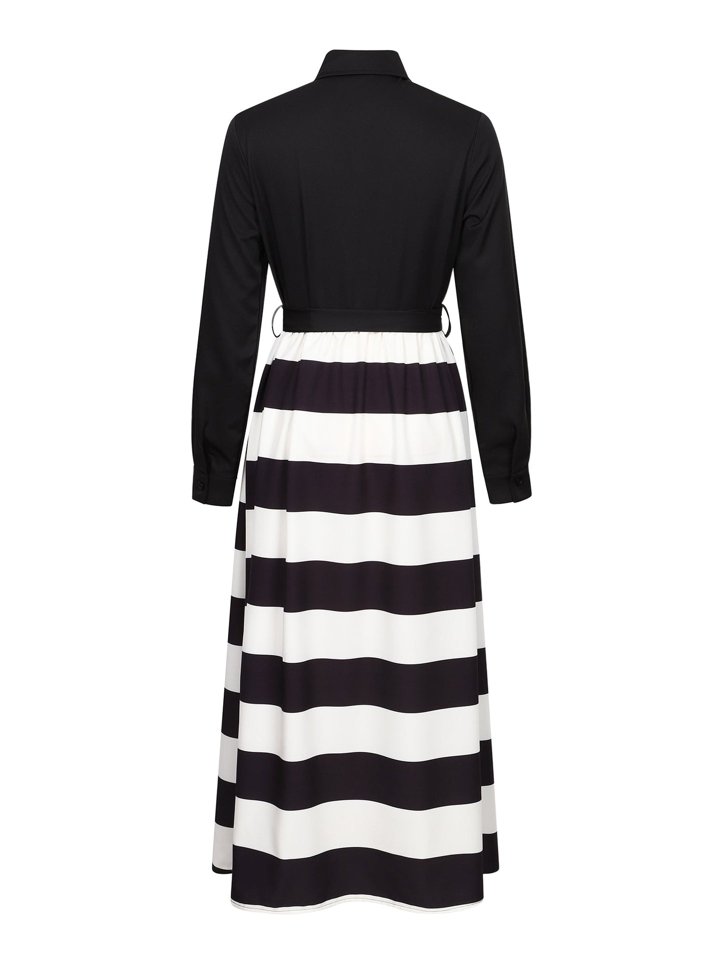Lapa Plus Women's Splicing Striped Women's Dress - Lapa plus