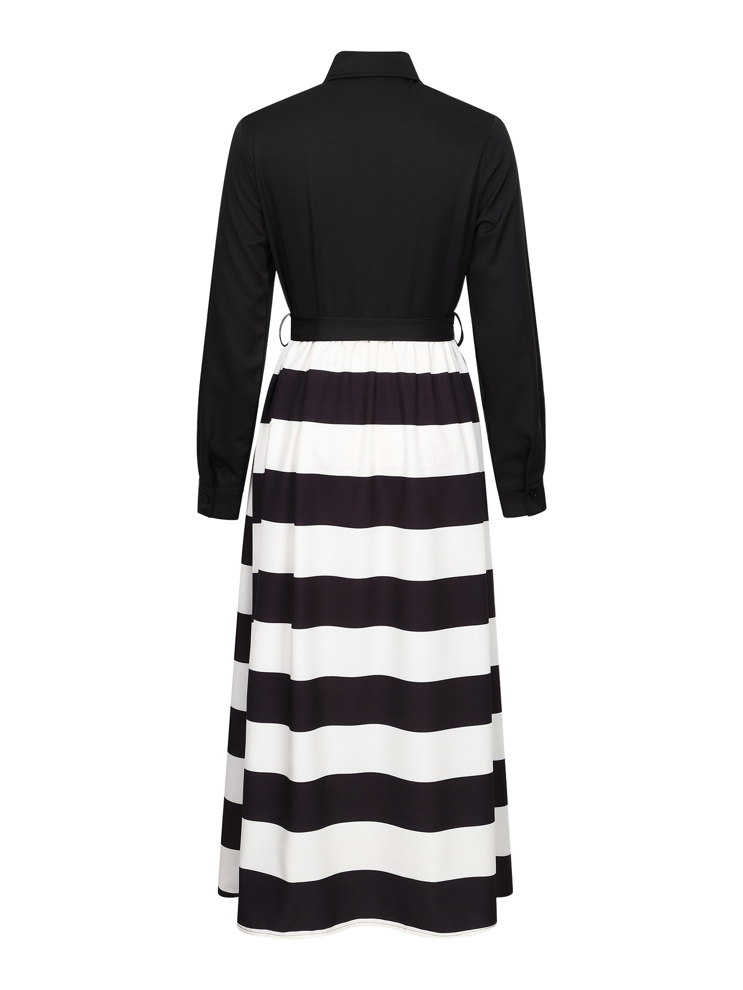 Lapa Plus Women's Splicing Striped Women's Dress - Lapa plus