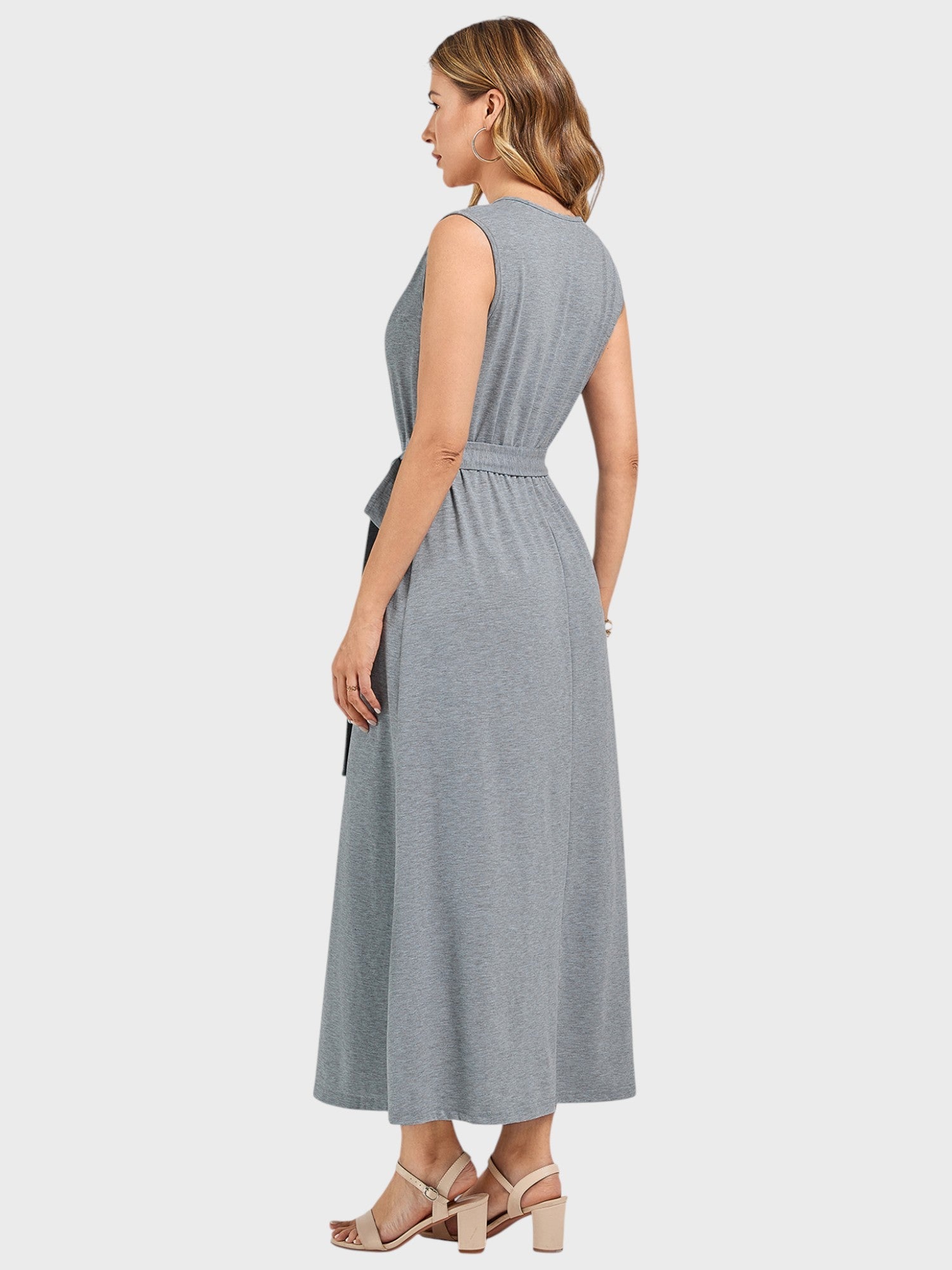 Lapa Plus Women's Split Dress With Belt - Lapa plus