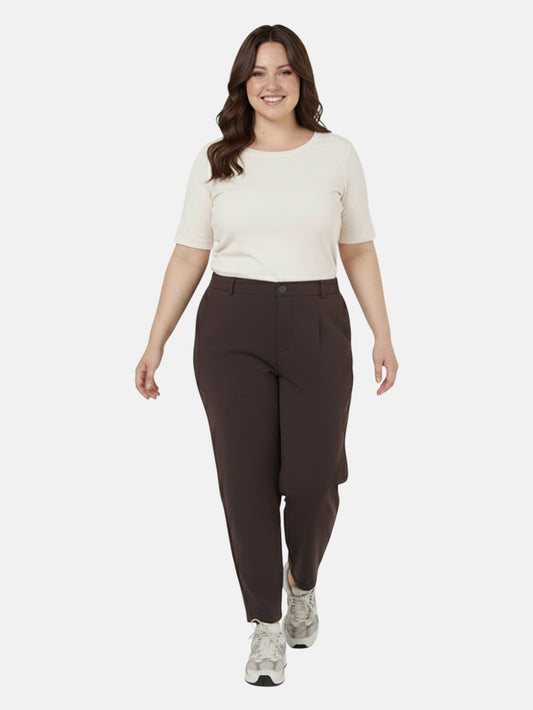 Lapa Plus Women's Straight - Leg Slimming Calf - Length Trousers - Lapa plus