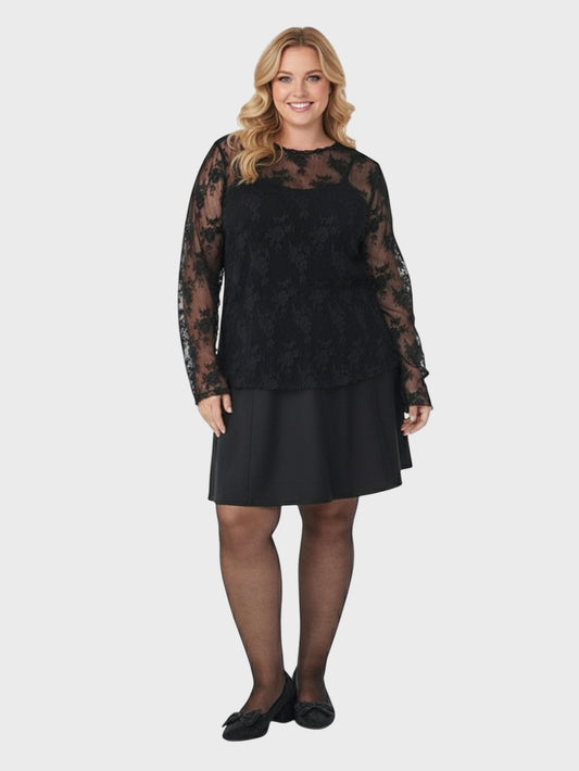 Lapa Plus Women's Two - Piece Lace Camisole Dress - Lapa plus