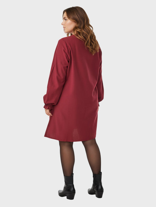 Lapa Plus Women's V - Neck Basic Dress - Lapa plus