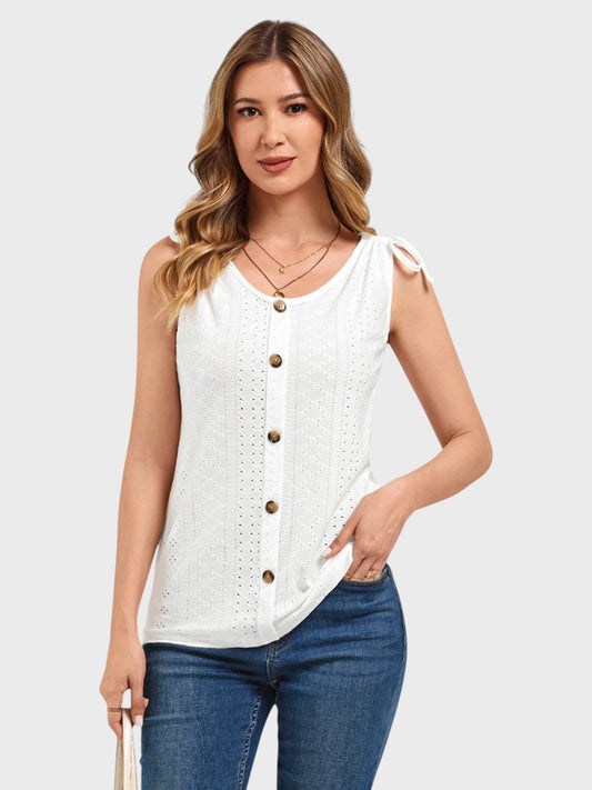 Lapa Plus Women's Casual Jacquard Solid Color Top