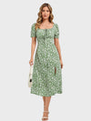 Lapa Plus Women's Floral Printed Strap Dress