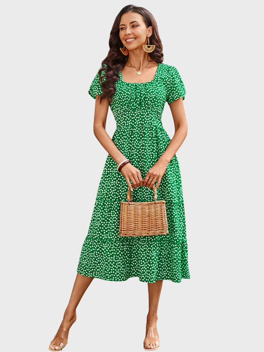 Lapa Plus Women's Floral Print Fashionable Dress