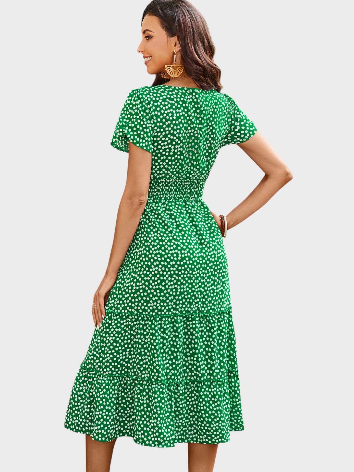 Lapa Plus Women's Floral Print Fashionable Dress