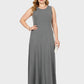 Lapa Plus Women's Solid-colored Long Dress