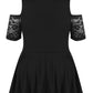 Lapa Plus Women's Gothic Style Lace-up Drawstring Top