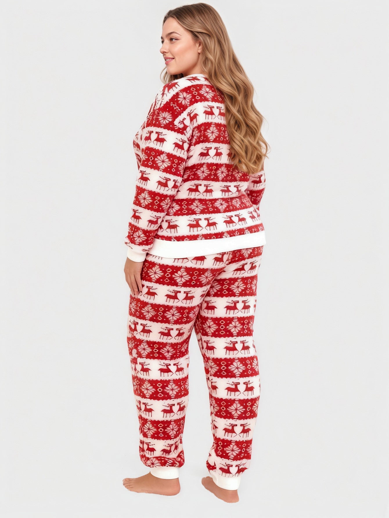 Lapa Plus Women's Custom Patterned Christmas Set