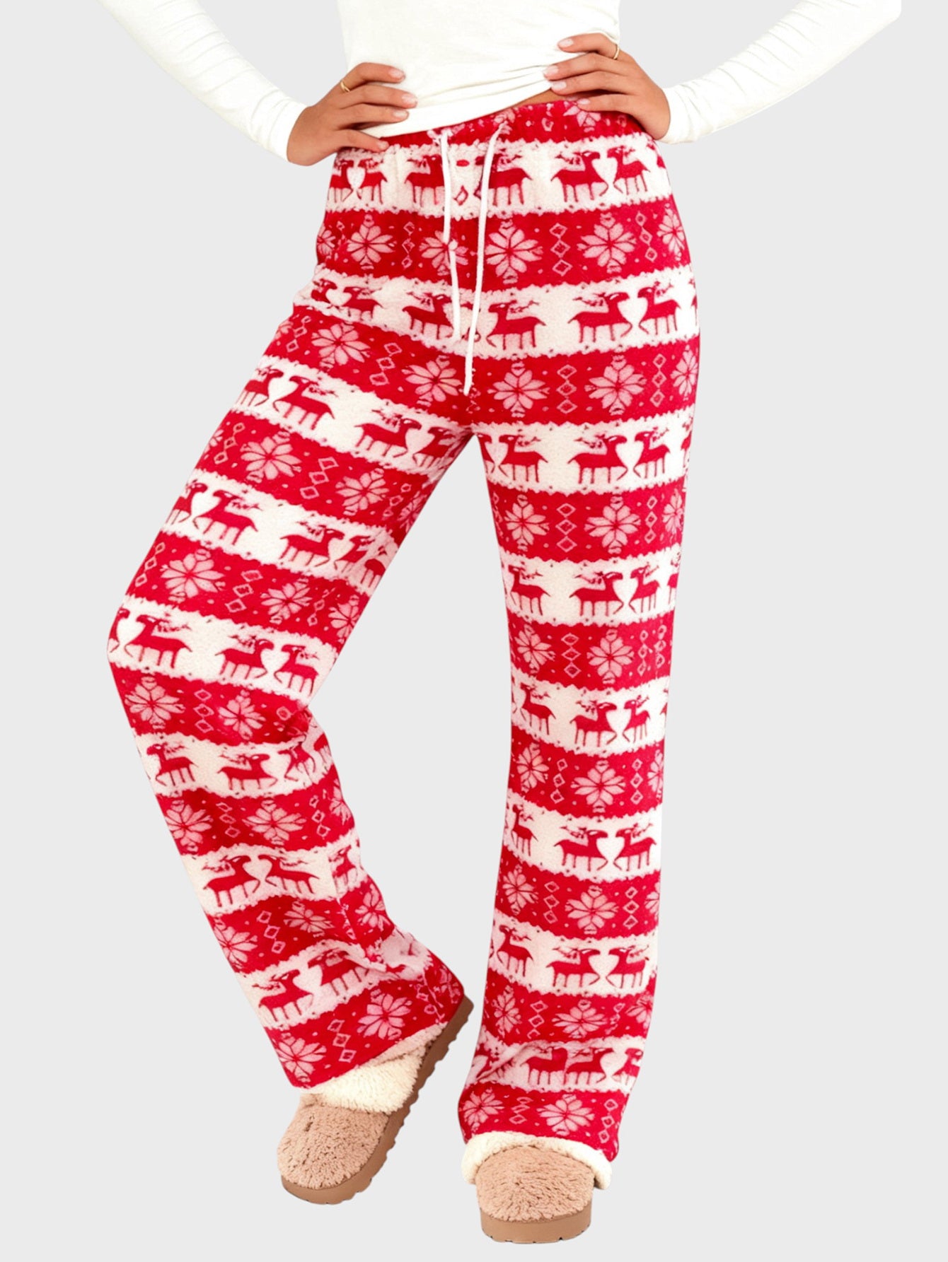Lapa Plus Women's Custom Patterned Christmas Pants
