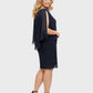 Lapa Plus Women's Dress with Shawl and Lace Hem