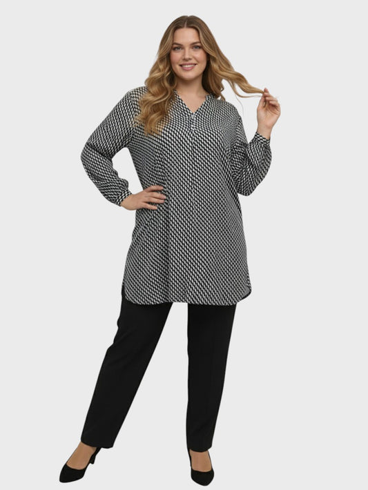 Lapa Plus Women's Casual Oversized Blouse For Outerwear