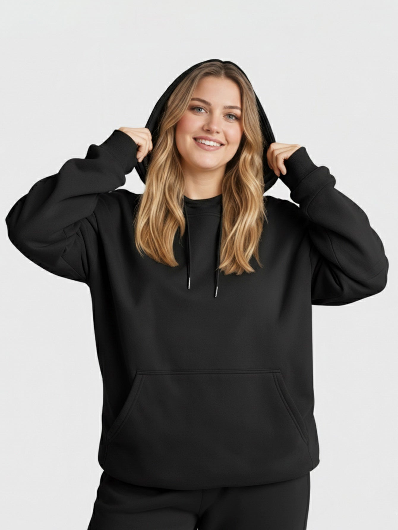 Lapa Plus Damen-Augenmaske mit Kapuze, mehrfarbig, Sweatshirt 