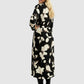 Lapa Plus Women's Black and White Printed Dress