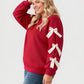 Lapa Plus Women's Christmas Red Casual Top