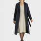 Lapa Plus Women's V-Neck Solid Color Knit Dress
