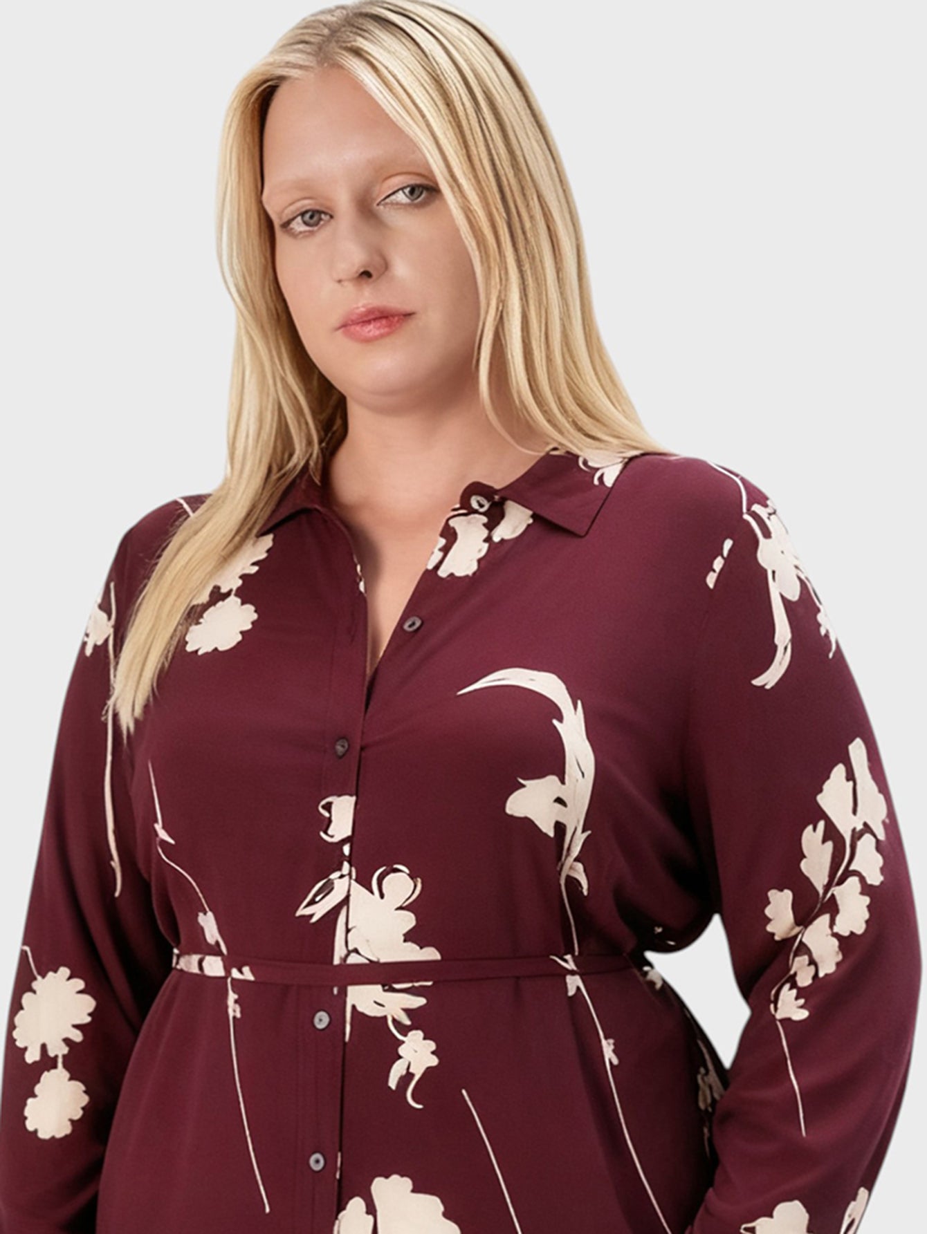 Lapa Plus Women's Printed Shirt Dress