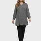 Lapa Plus Women's Casual Oversized Blouse For Outerwear
