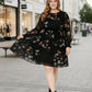 Lapa Plus Women's Plant-Printed Chiffon Dress