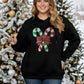 Lapa Plus Women's Custom Christmas Pattern Hooded Sweatshirt
