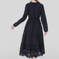 Lapa Plus Women's Jacquard Loose Pocket Dress