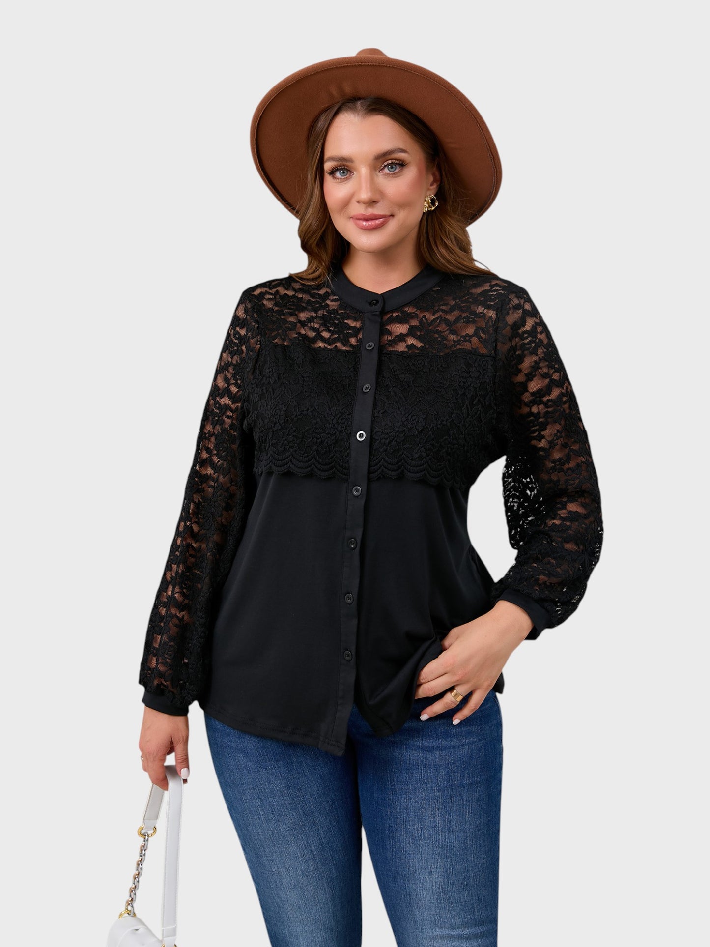 Lapa Plus Women's Elegant Stylish Commuting Dating Top