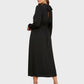 Lapa Plus Women's Solid Color Minimalist Elegant Dress